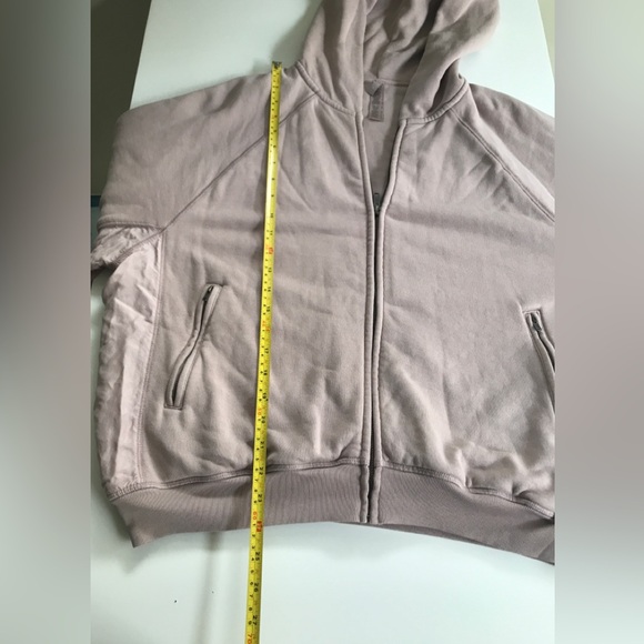 Skims Relaxed French Terry Zip Hoodie Size: S/P - Picture 12 of 14